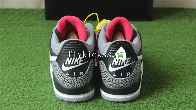 Air Jordan 3 Retro NRG JTH Black White Nike Logo